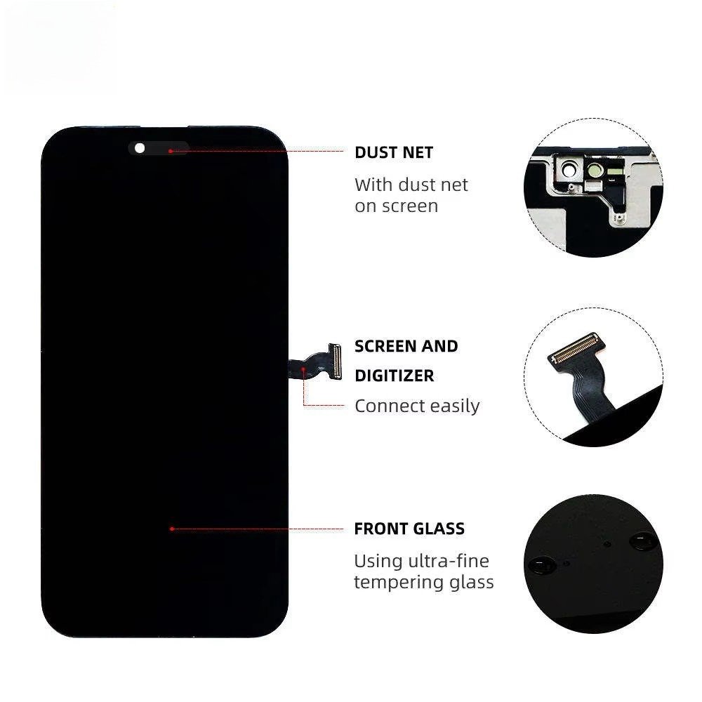 Original GX LCD Display Screen for iPhone X XS Max XR 11 12 13 14 15 Pro Max Plus SE Replacement Mobile Phone LCD/OLED Pantalla