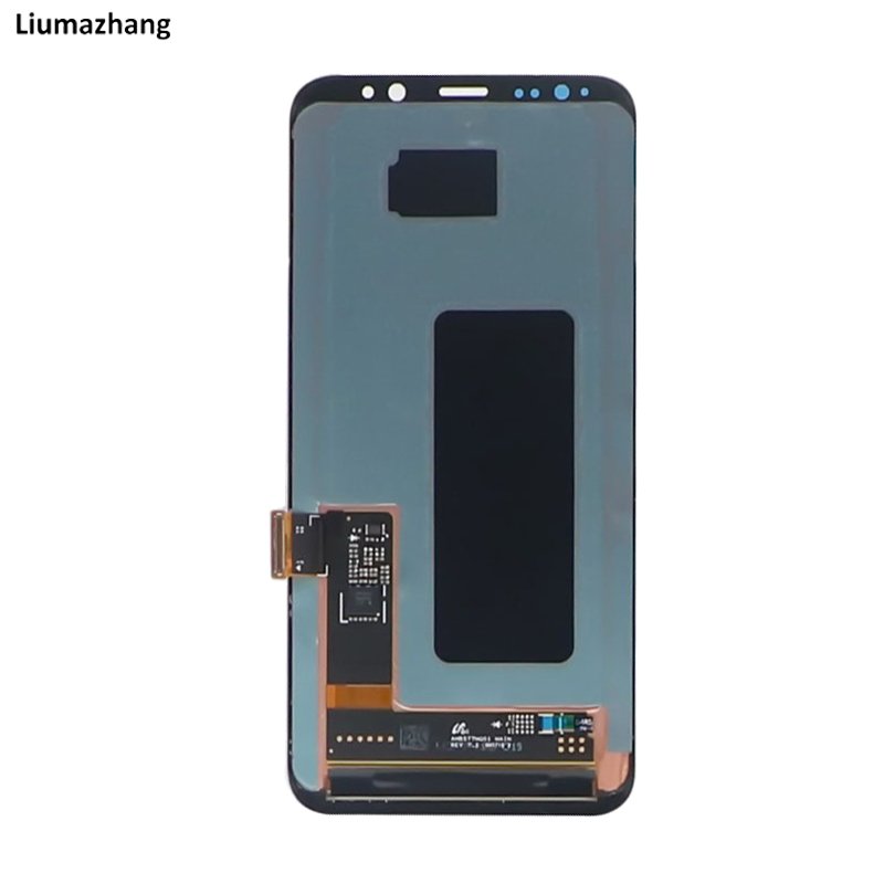 Original AMLODE Mobile Phone LCDS For Samsung Galaxy S8 Display Touch Screen Assembly With black Dots