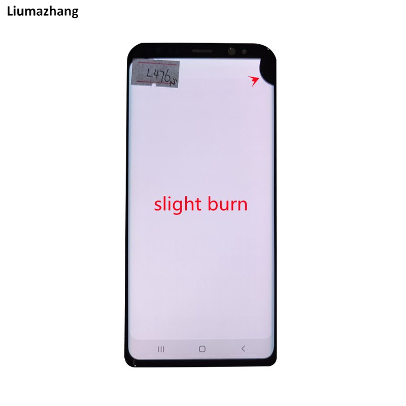 Original AMLODE Mobile Phone LCDS For Samsung Galaxy S8 Display Touch Screen Assembly With black Dots