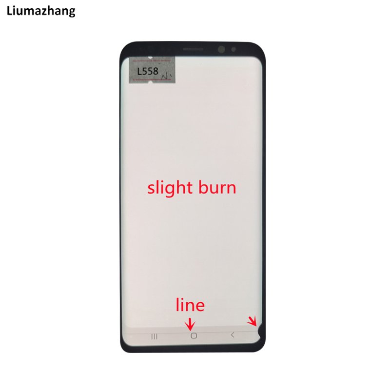 Original AMLODE Mobile Phone LCDS For Samsung Galaxy S8 Display Touch Screen Assembly With black Dots