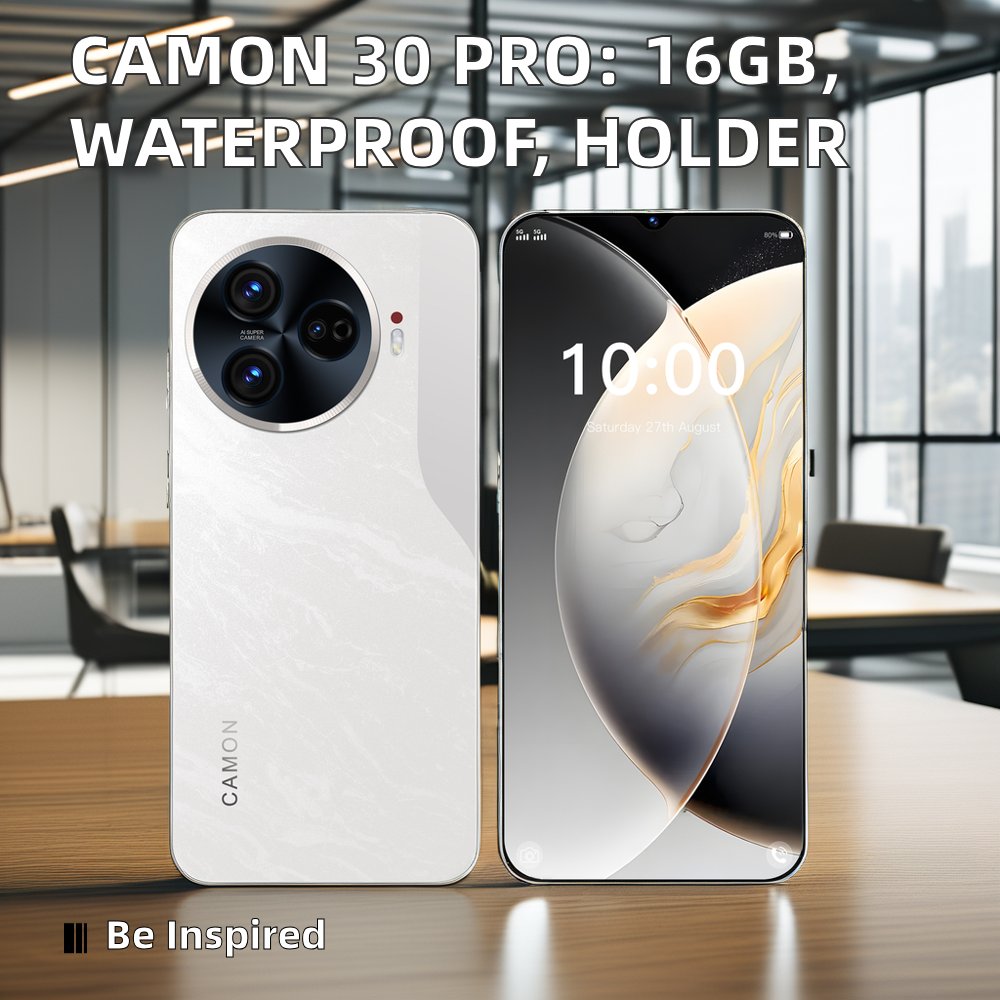 Wholesale Camon 30 Pro Clone Smart Phone 2+16GB 3G HD Screen 108MP Rear Camera 65W Quick Charge Used English Private White Label