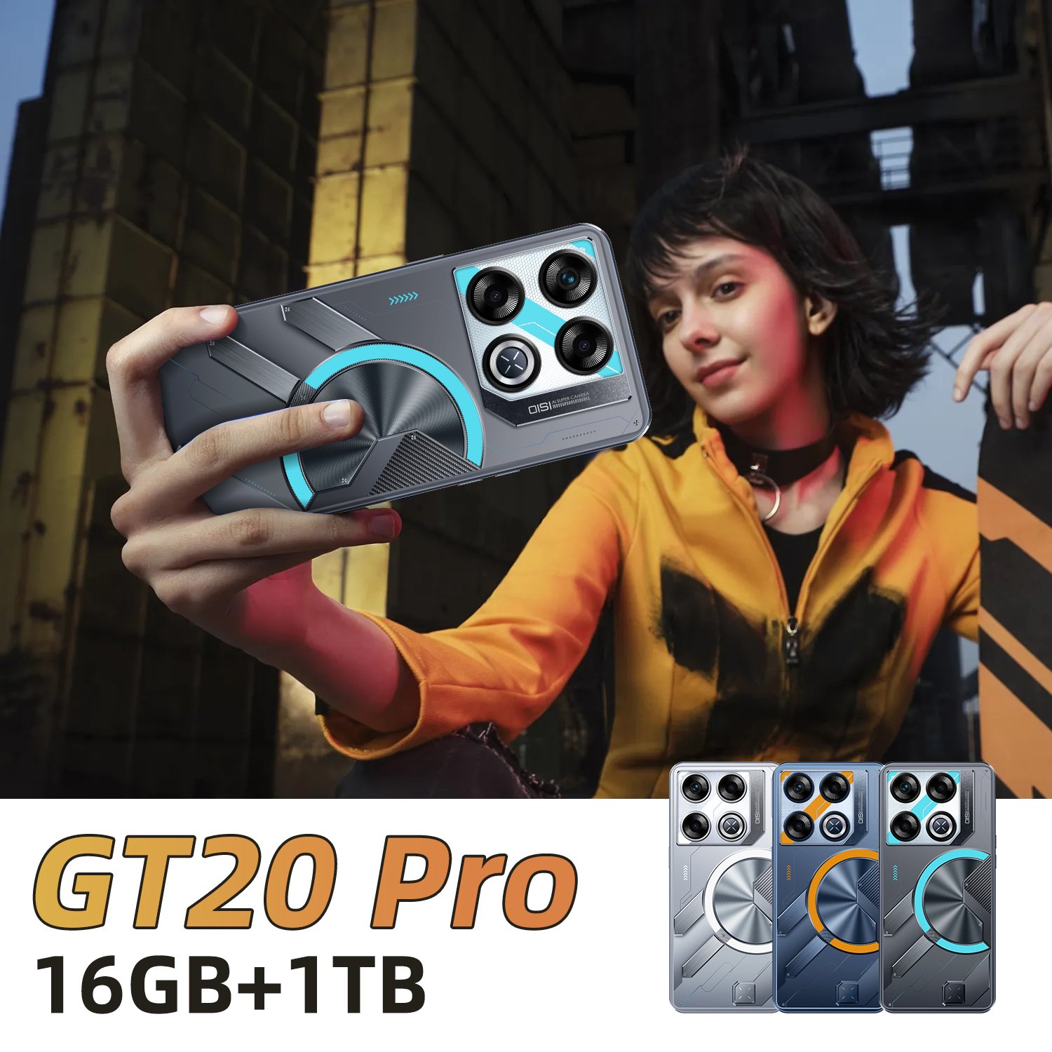 HX 2024 New Version Gt20 Pro Smartphones Octa Core 6gb+128 6.8inch Fhd 16mp Camera Android Mobile Phone