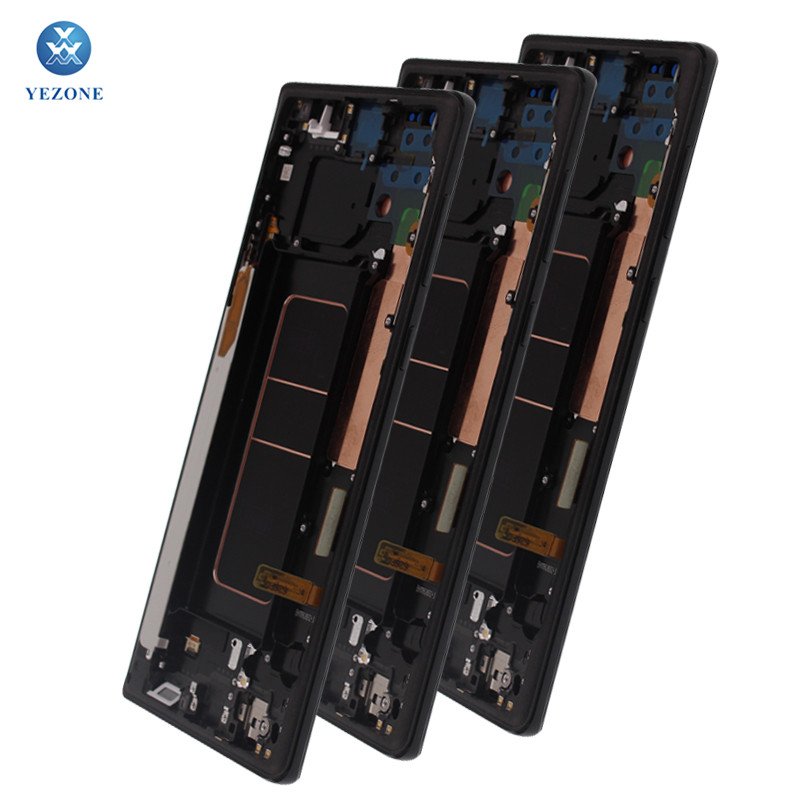 Mobile Phone Lcd Lcd touch Frame Assembly For Samsung Galaxy Note 9 Full Assembly Touch Lcd Screen Display Replacement
