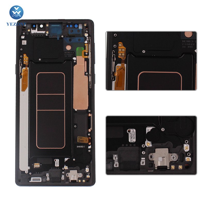 Mobile Phone Lcd Lcd touch Frame Assembly For Samsung Galaxy Note 9 Full Assembly Touch Lcd Screen Display Replacement