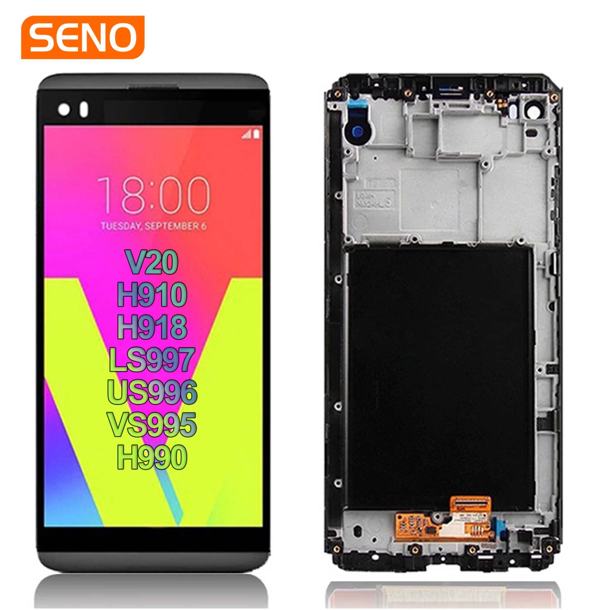 Factory Wholesale Mobile Phone Lcd Screen Display for LG V10 V20 V30 V40 V50 V60 H900 H910 H930 Display Touch Screen Replacement