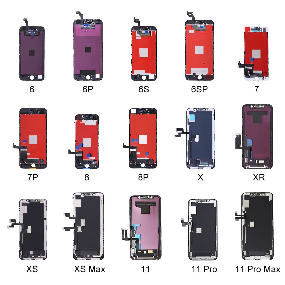 Elekworld Mobile Phone LCD For iPhone For Samsung Touch Screen Digitizer Elekworld Mobile Phone Screen Display Accessories