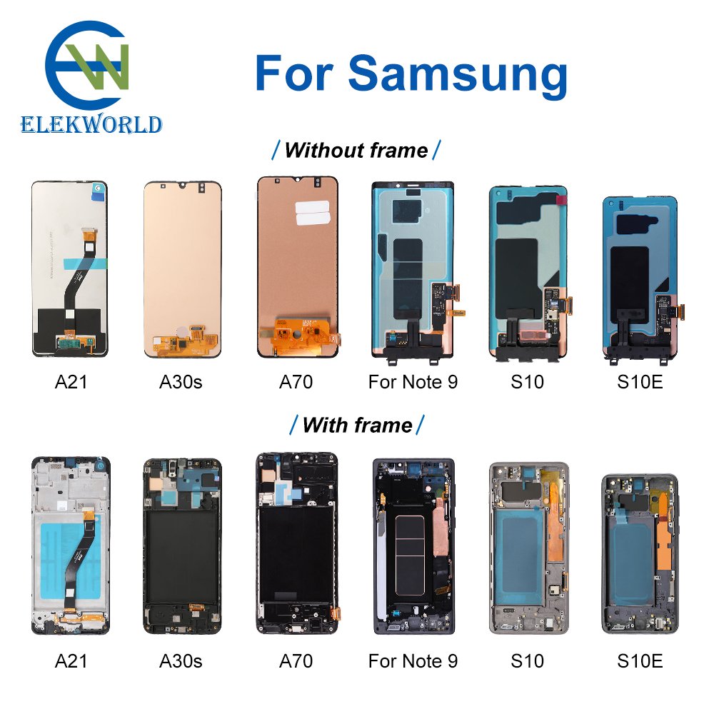 Elekworld Mobile Phone LCD For iPhone For Samsung Touch Screen Digitizer Elekworld Mobile Phone Screen Display Accessories