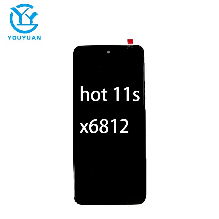 Mobile phone lcds for infinix hot 11s screen touch lcd x6812 mobile display lcd replacement