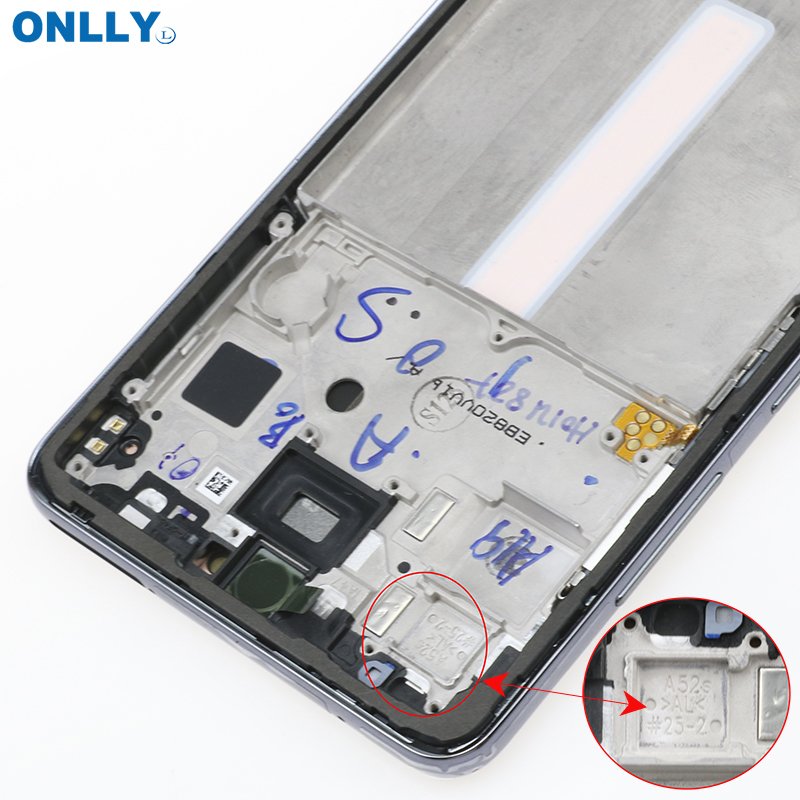 6.5'' AMOLED For Samsung Galaxy A52s 5G A528B, A528B/DS LCD Display Touch Panel Screen Digitizer For Samsung A528 LCD