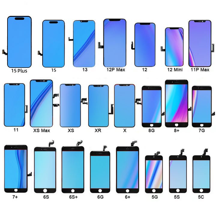 Pantalla Original Mobile Phone LCDs Oled GX LCD Display Screen For iPhone X XS Max XR 11 12 13 14 15 Pro Max