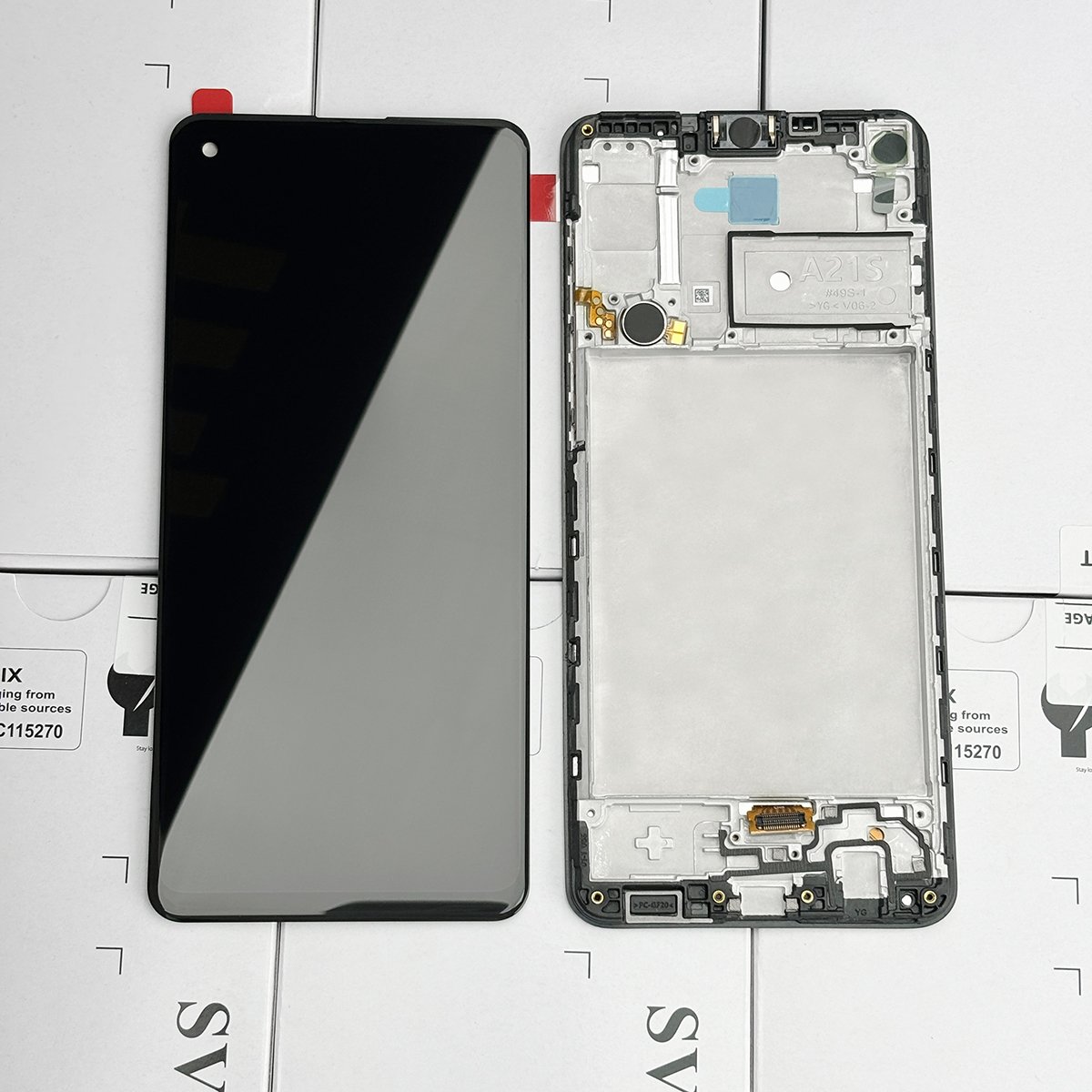 Wholesale Brand New for Samsung for Galaxy A21S LCD Screen Display A217 with Frame Mobile Phone LCDs