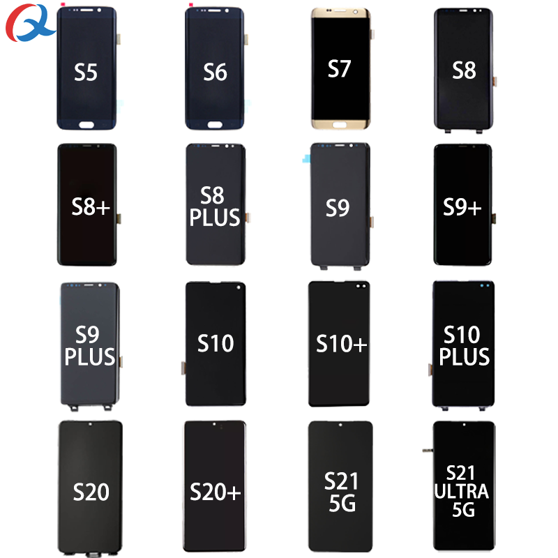 lcd screen for samsung S8+ S9+ S10+ S20 S21 Ultra S22 Plus Lcd display Mobile Phone Lcds for Samsung S5 S6 S7 S8 S9 S10