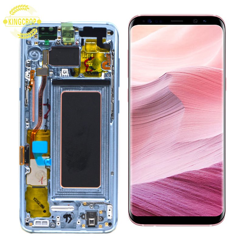 ORIGINAL Mobile Phone LCD Display For Samsung S8 S9 S10 S20 S21 S22 S23 S24 Plus LCD Touch Screen With Frame Assembly