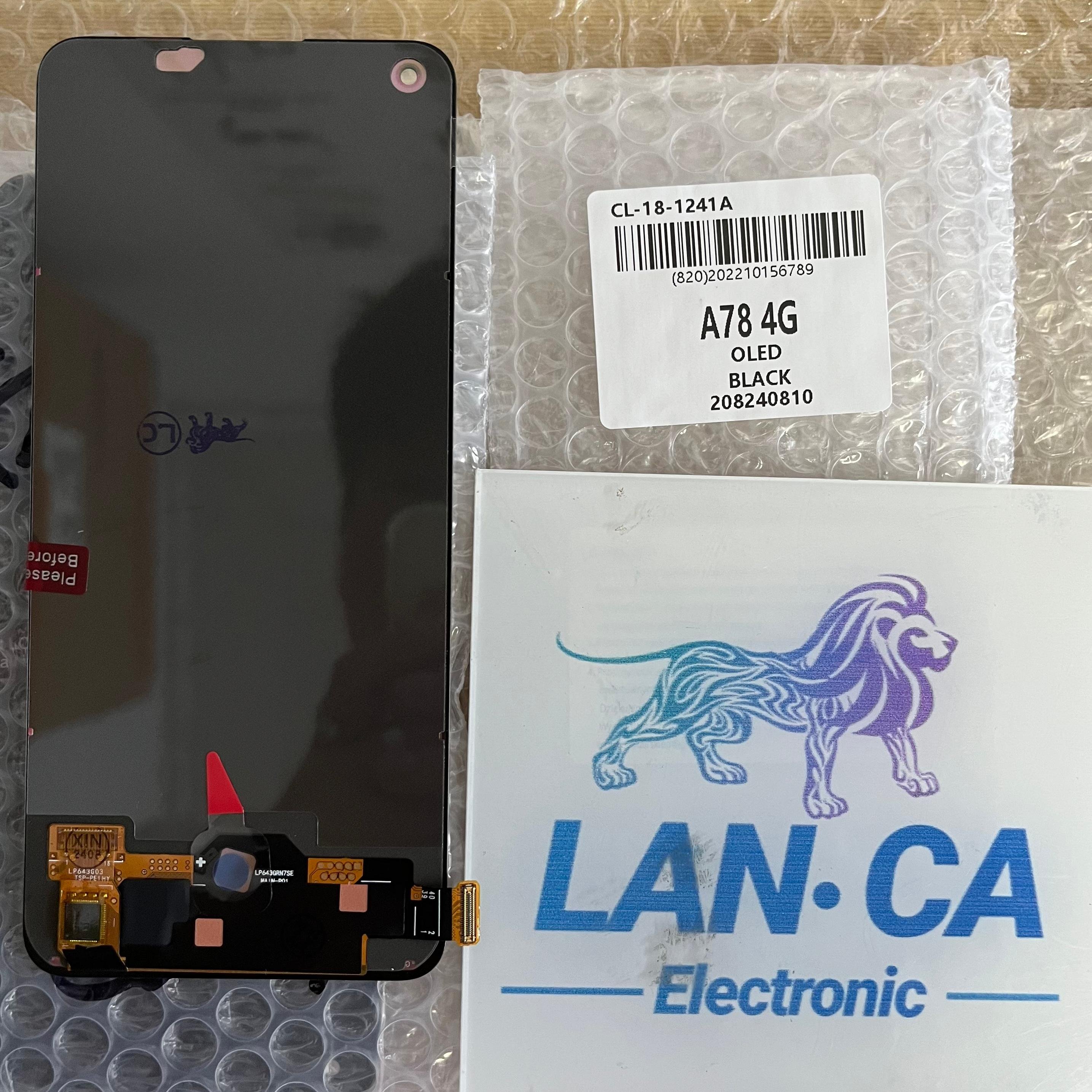 Wholesale Original LCD Display Oled Touch Screen For OPPO A78 4G Mobile Phone LCD For Reno A78 4G OLED