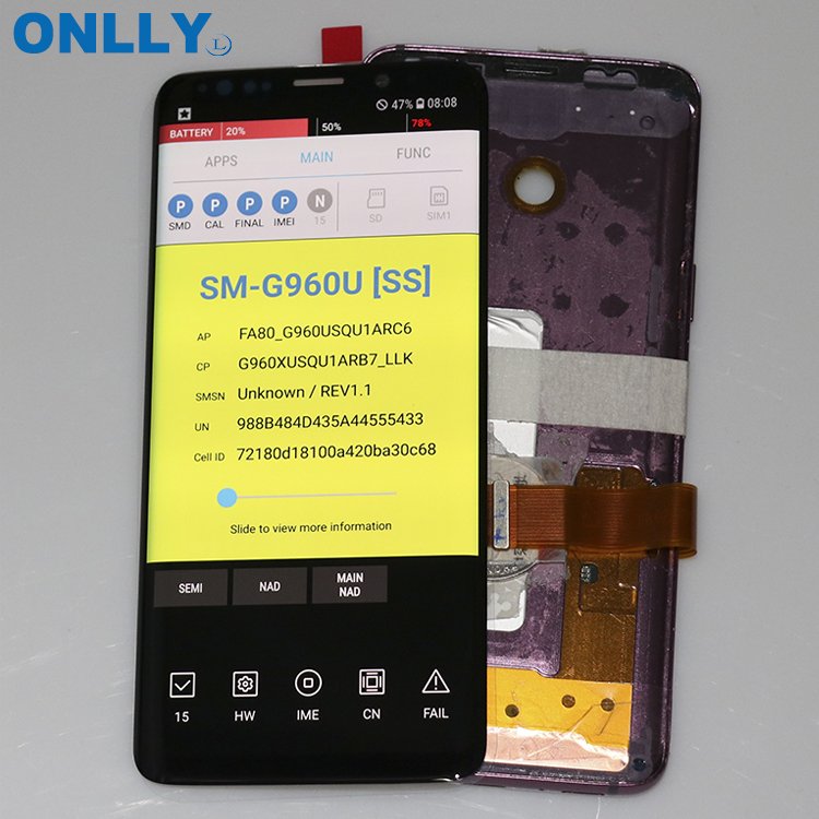 Factory Directly Supply mobile Phone LCDs Replacement S9 Plus touch screen Display for Samsung Galaxy S9 Plus SM-G965F Assembly
