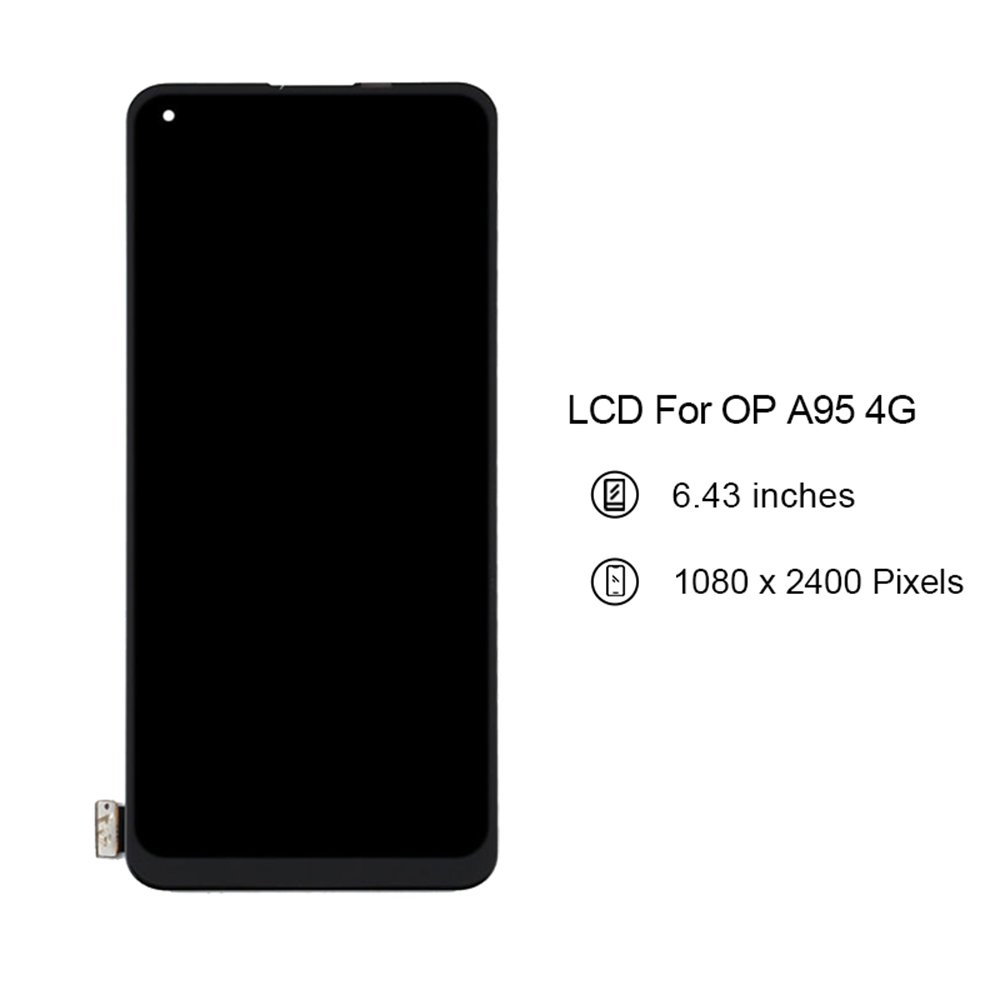 Original Mobile Phone LCD For OPPO A95 4G Display Oem Replacement Display For OPPO A95 4G Screen Touch