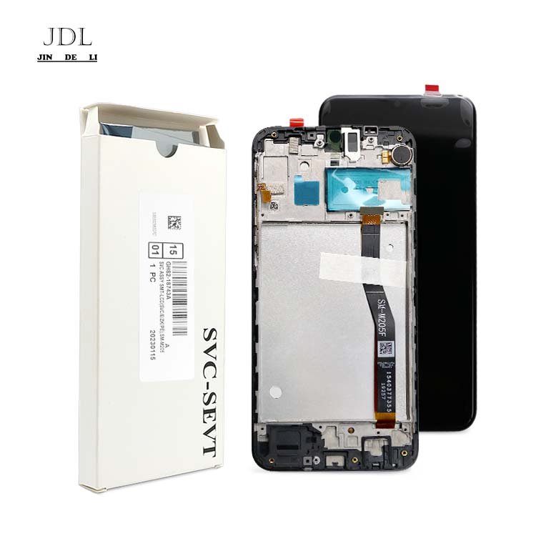 original service pack lcd m205 with frame for Samsung mobile phone screen Touch Smart Display m20