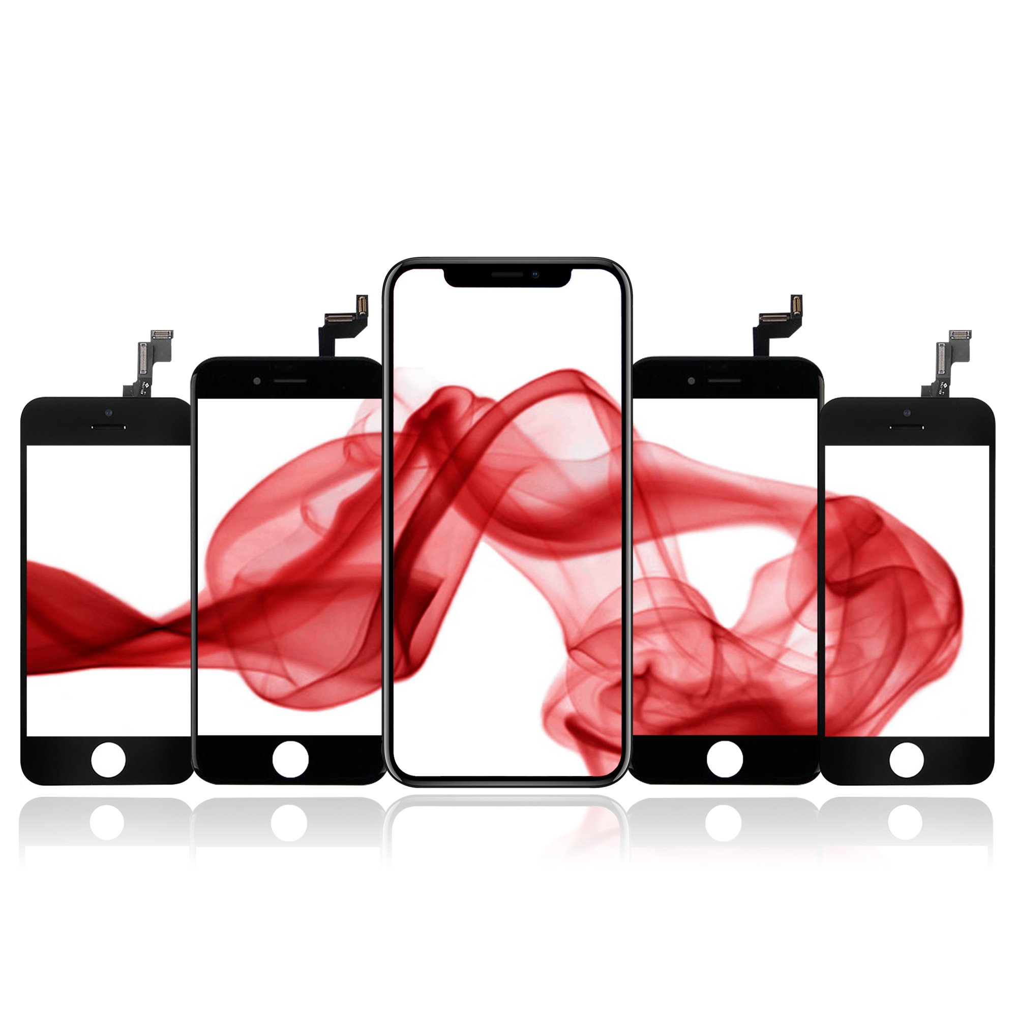 High quality mobile phone LCD for iPhone 5S 6 7 8 plus x xr xs max 11 pro max and for Samsung LCD