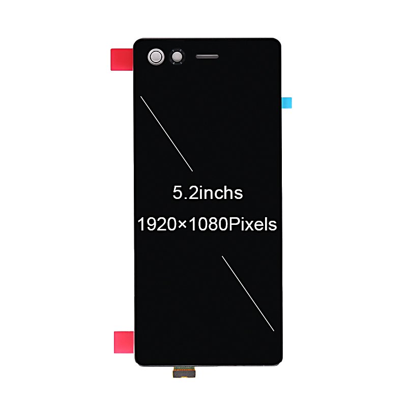 for ZTE Axon M Z999 LCD Display Touch Screen Digitizer Senor Assembly Black Replacement Z999 LCD 5.2"