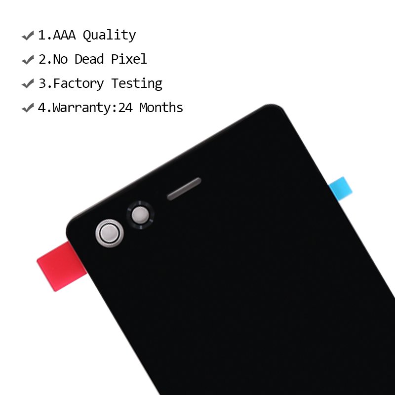 for ZTE Axon M Z999 LCD Display Touch Screen Digitizer Senor Assembly Black Replacement Z999 LCD 5.2"