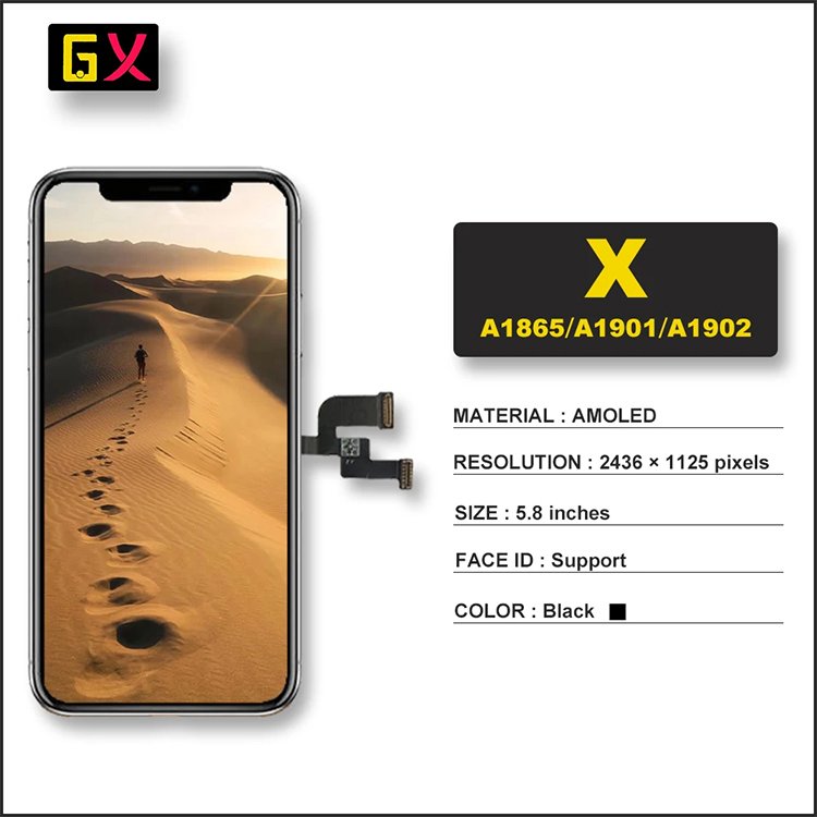 GX OLED display for iPhone X LCD Replacement Mobile Phone Touch Screen