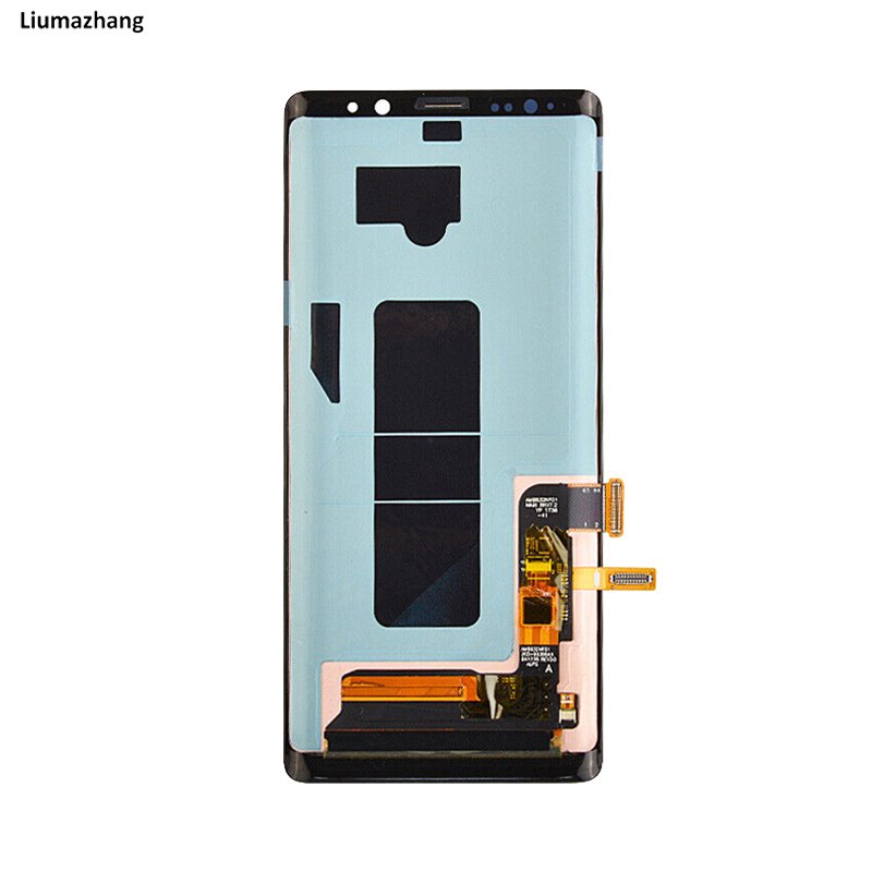 Original AMLODE Mobile Phone LCDS For Samsung Galaxy Note 8 Display Touch Screen Assembly With black Dots