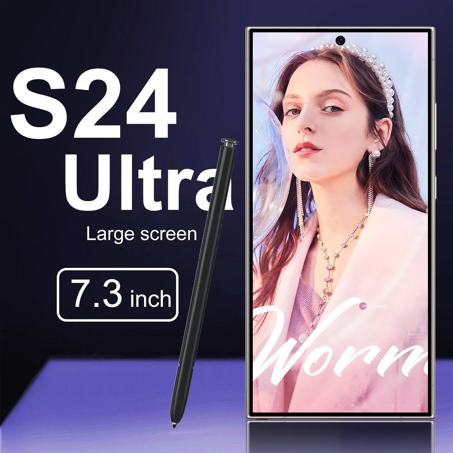 All Stock Wholesale Hot Sale High Quality Smartphone for S24Ultra Mobile Phone odm 3+64