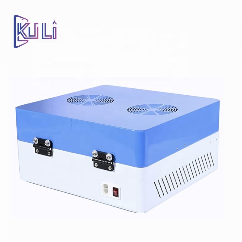 KULI UV curing LED lamp machine repair mobile phone touch LCD glass OCA display screen UV curing light box