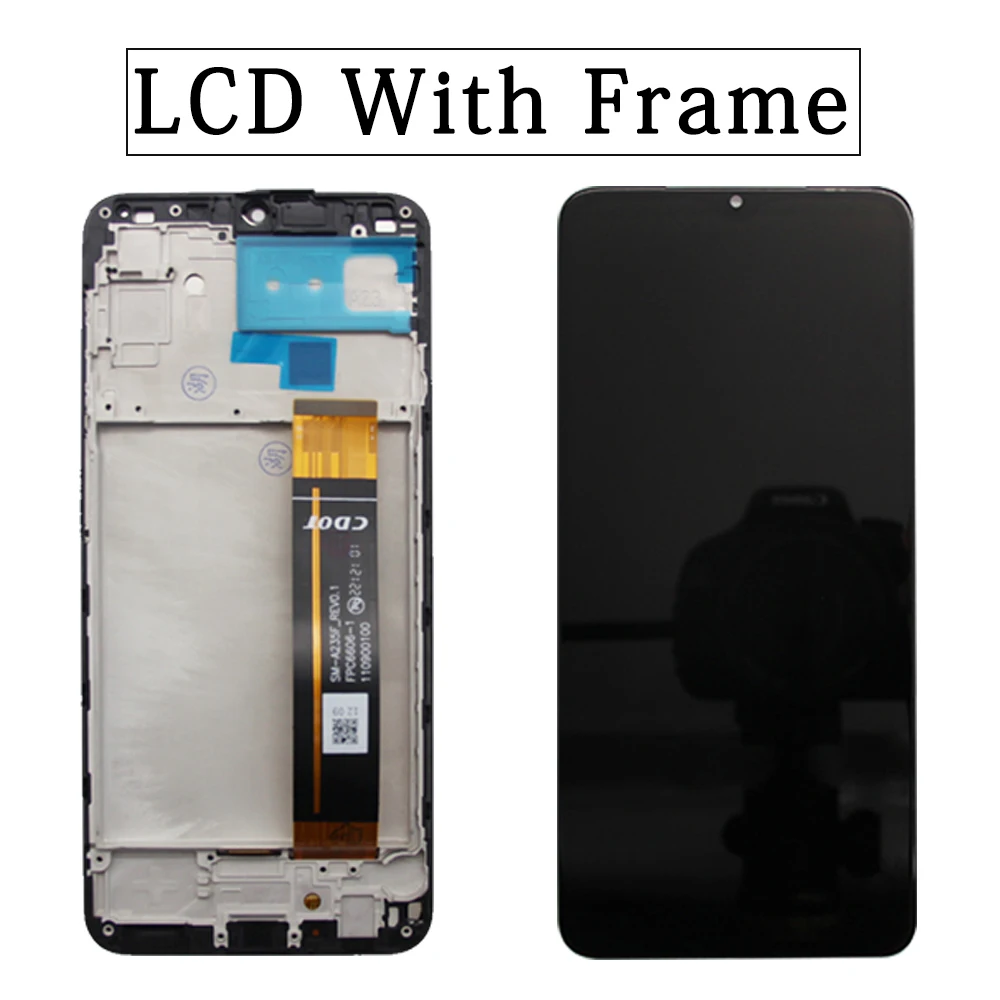 for Samsung Galaxy A23 A235 6.6" Tested with Frame Mobile Phone Lcds Display Touch Screen Replacement Factory Wholesale
