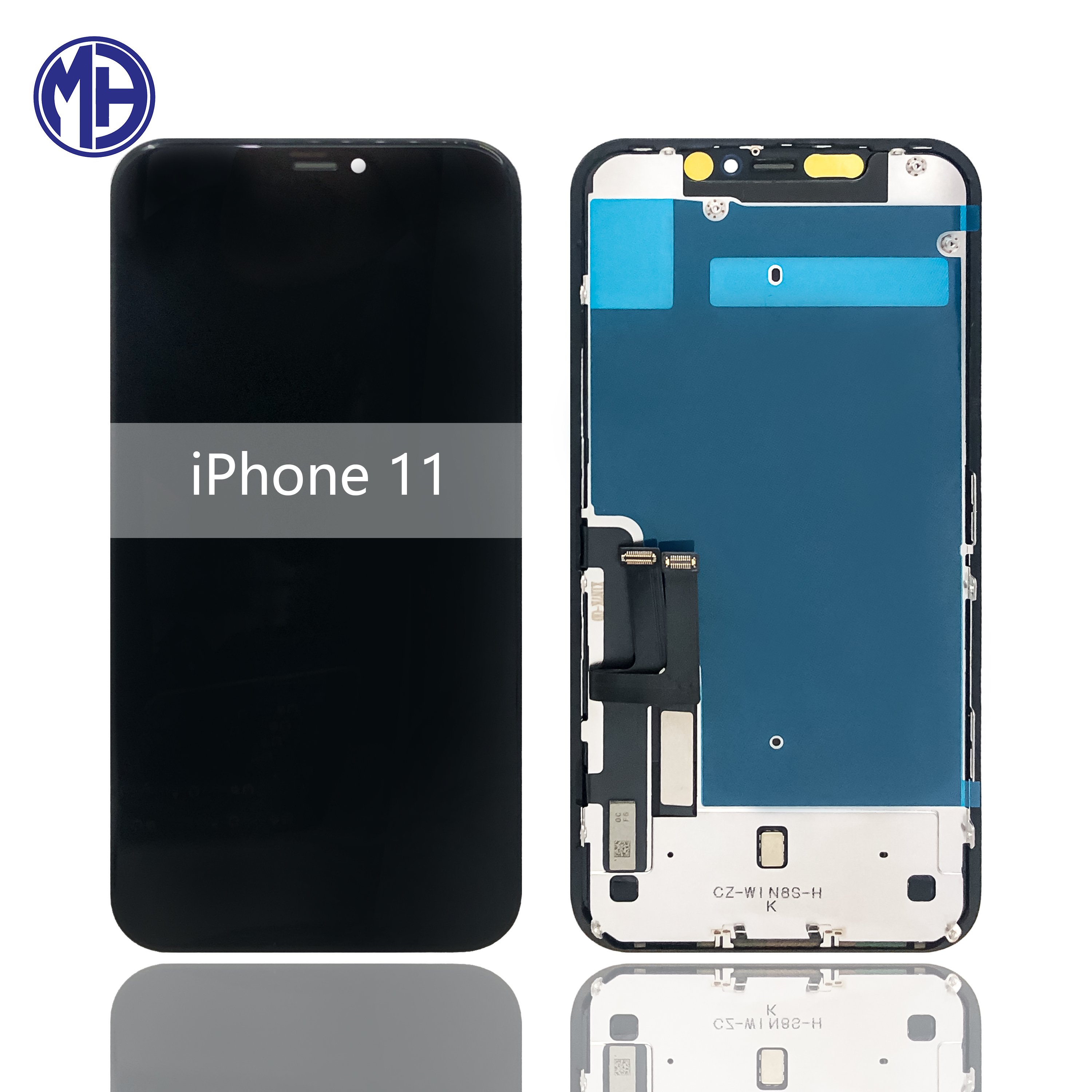 Hot selling mobile phone LCD display screen assembly iphone 11 with 100% test and high quality