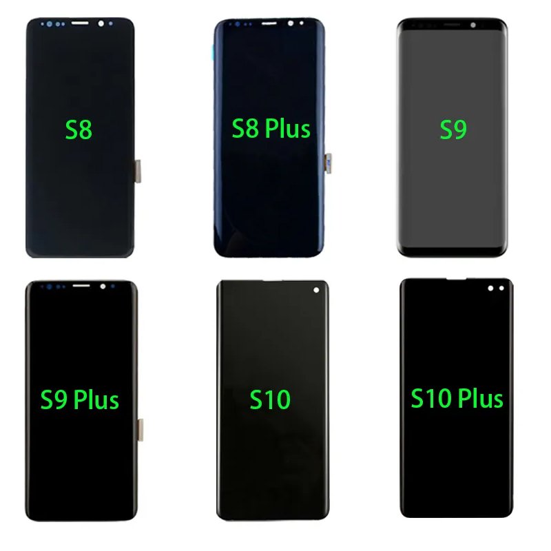 For Samsung S8 Plus LCD Screen Used Display Touch Screen Replacement For Samsung S6 S7 S8 S9 S10 S20 Plus s20 ultra LCD