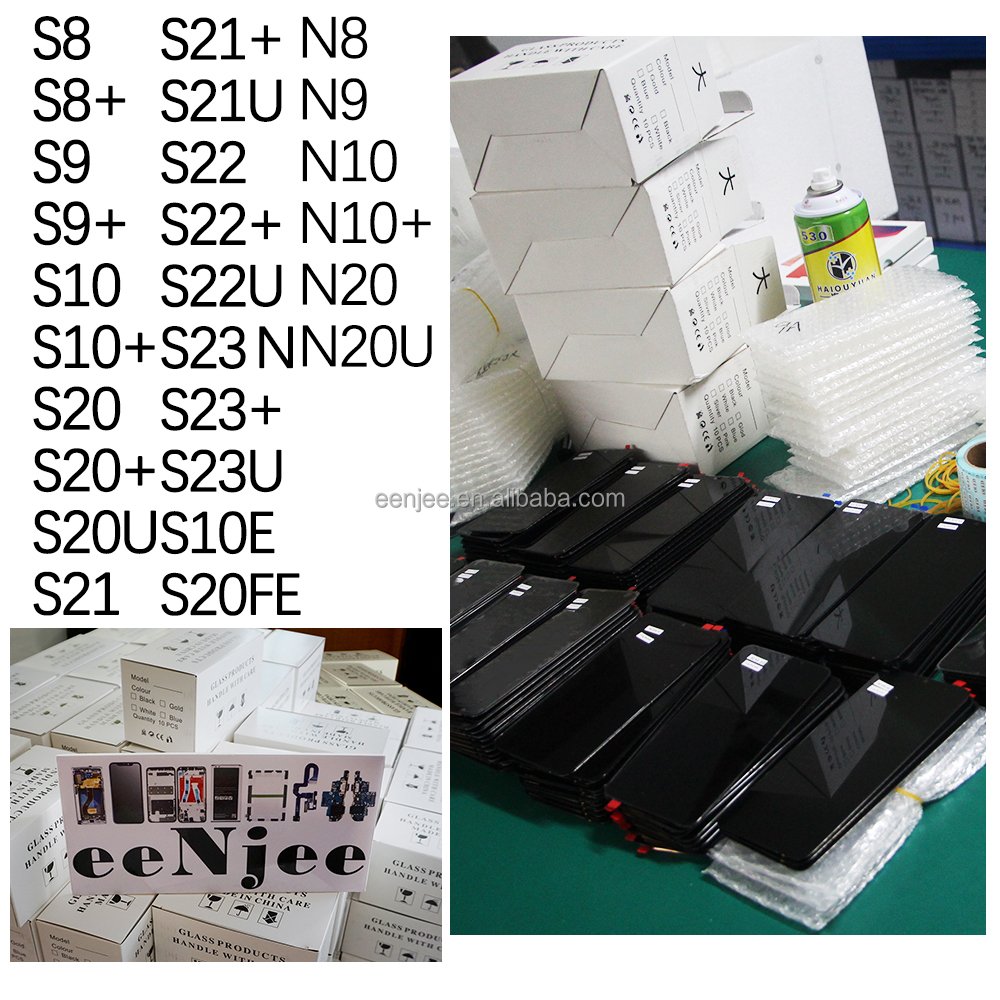 For Samsung S8 Plus LCD Screen Used Display Touch Screen Replacement For Samsung S6 S7 S8 S9 S10 S20 Plus s20 ultra LCD