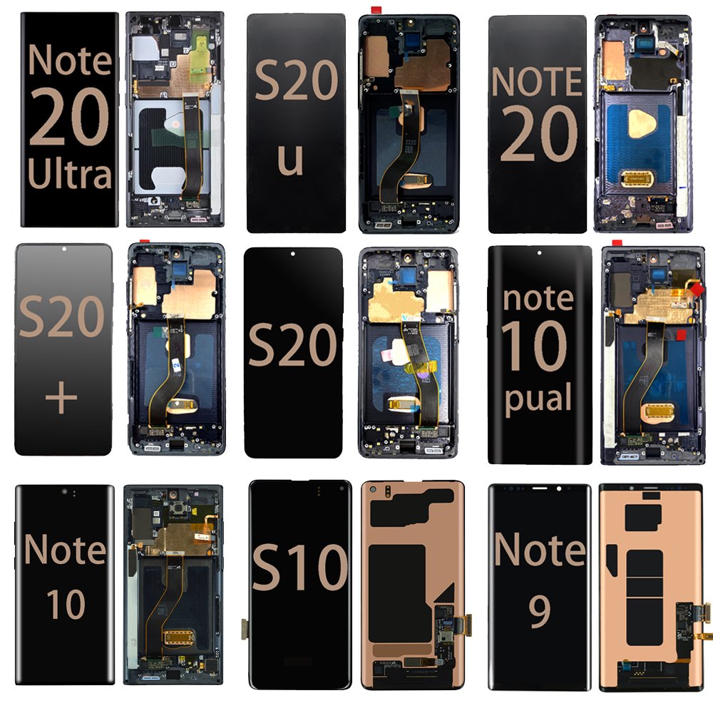 For Samsung S8 Plus LCD Screen Used Display Touch Screen Replacement For Samsung S6 S7 S8 S9 S10 S20 Plus s20 ultra LCD