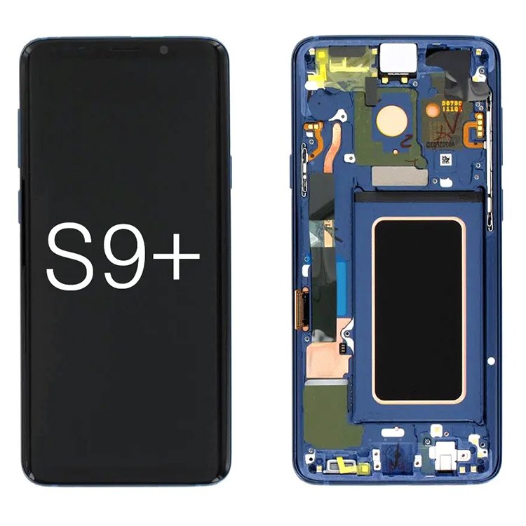 Spot Goods Replacement Phone Original Lcd Screens With Frame Mobile Phone Lcds For Samsung Galaxy S9