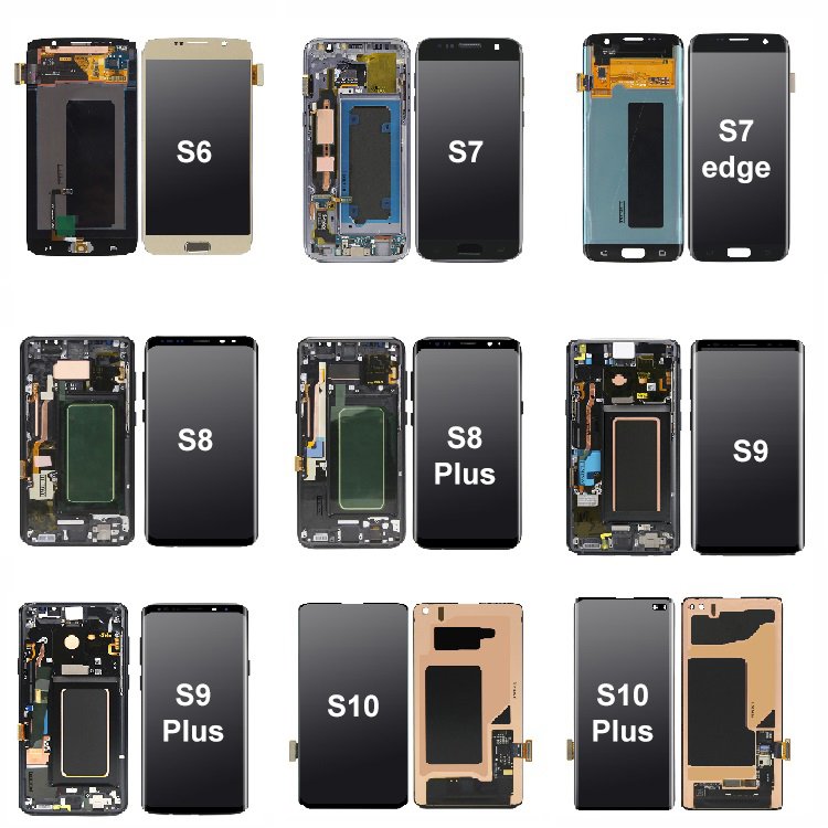 Timeway Wholesale Mobile Phone Lcds For Samsung Galaxy S6 S7 S8 S9 S10 S10 Plus S20 Fe 5G S21 S22 Lcd Display Screen Replacement