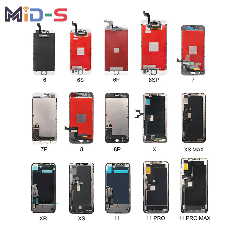Factory Price Digitizer OLED Mobile Phone Lcds For Iphone X XR XS 11 Touch Screens Display Replacement 5.8 Inches Multi-Touch