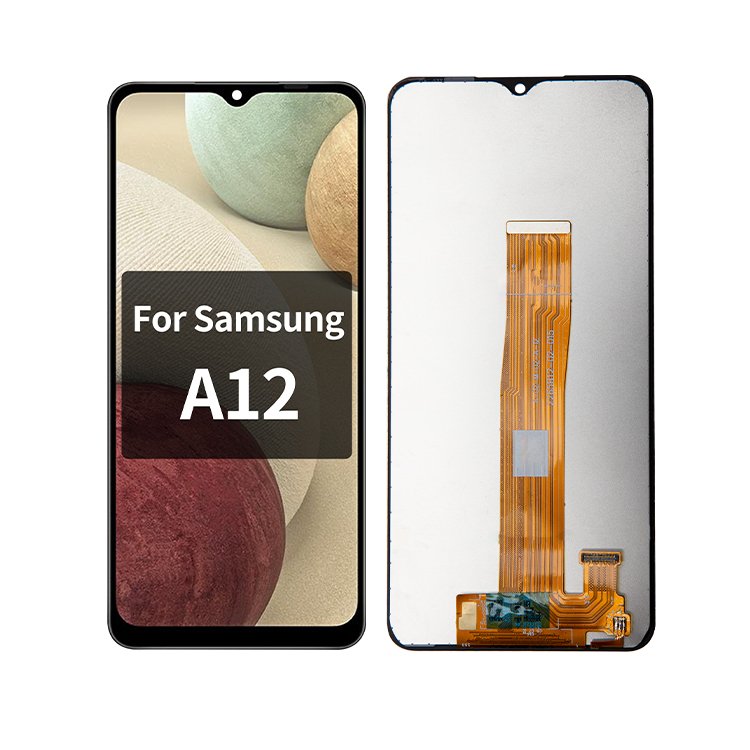 Original screen replacement pantalla for Samsung galaxy a12 lcd Display Mobile Phone Lcds for Samsung Galaxy A12 with frame