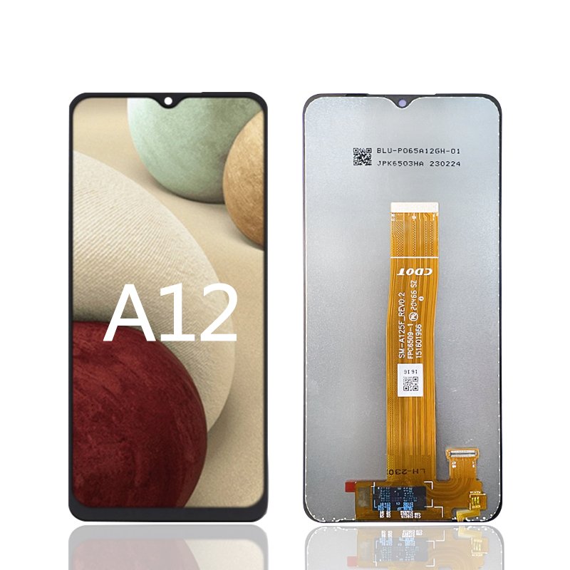 Original screen replacement pantalla for Samsung galaxy a12 lcd Display Mobile Phone Lcds for Samsung Galaxy A12 with frame