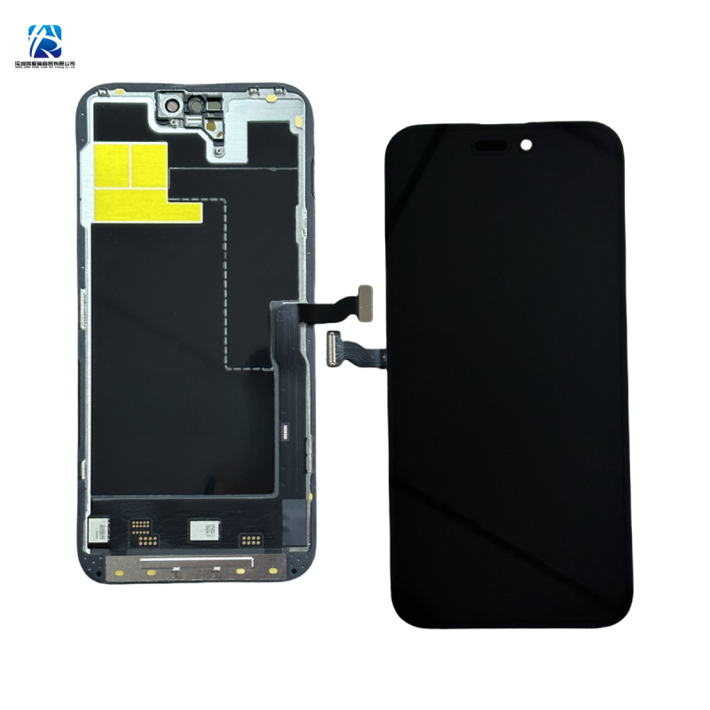 Display Assembly Compatible for iPhone 14 Pro max Black Soft OLED Quality