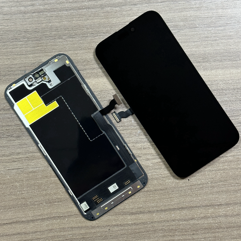 Display Assembly Compatible for iPhone 14 Pro max Black Soft OLED Quality
