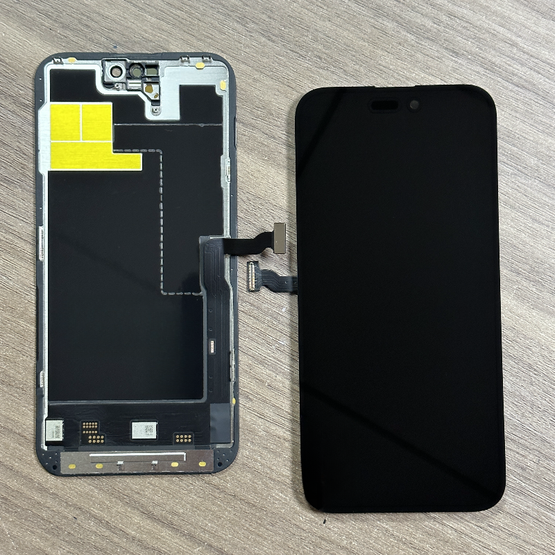 Display Assembly Compatible for iPhone 14 Pro max Black Soft OLED Quality
