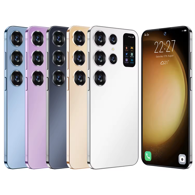 Wholesale High Quality 22+2tb Android 14 Cellphones Full Screen Unlocked Smartphone Sumsung S24 Ultra Phone Global Mobile Phone