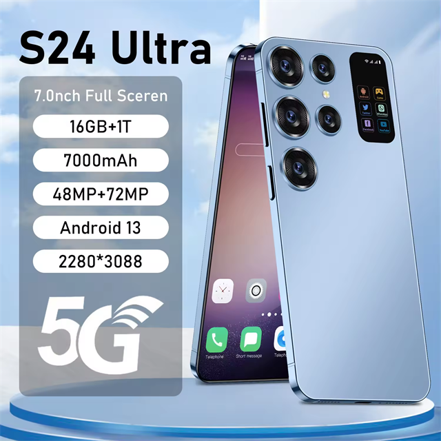 Wholesale High Quality 22+2tb Android 14 Cellphones Full Screen Unlocked Smartphone Sumsung S24 Ultra Phone Global Mobile Phone