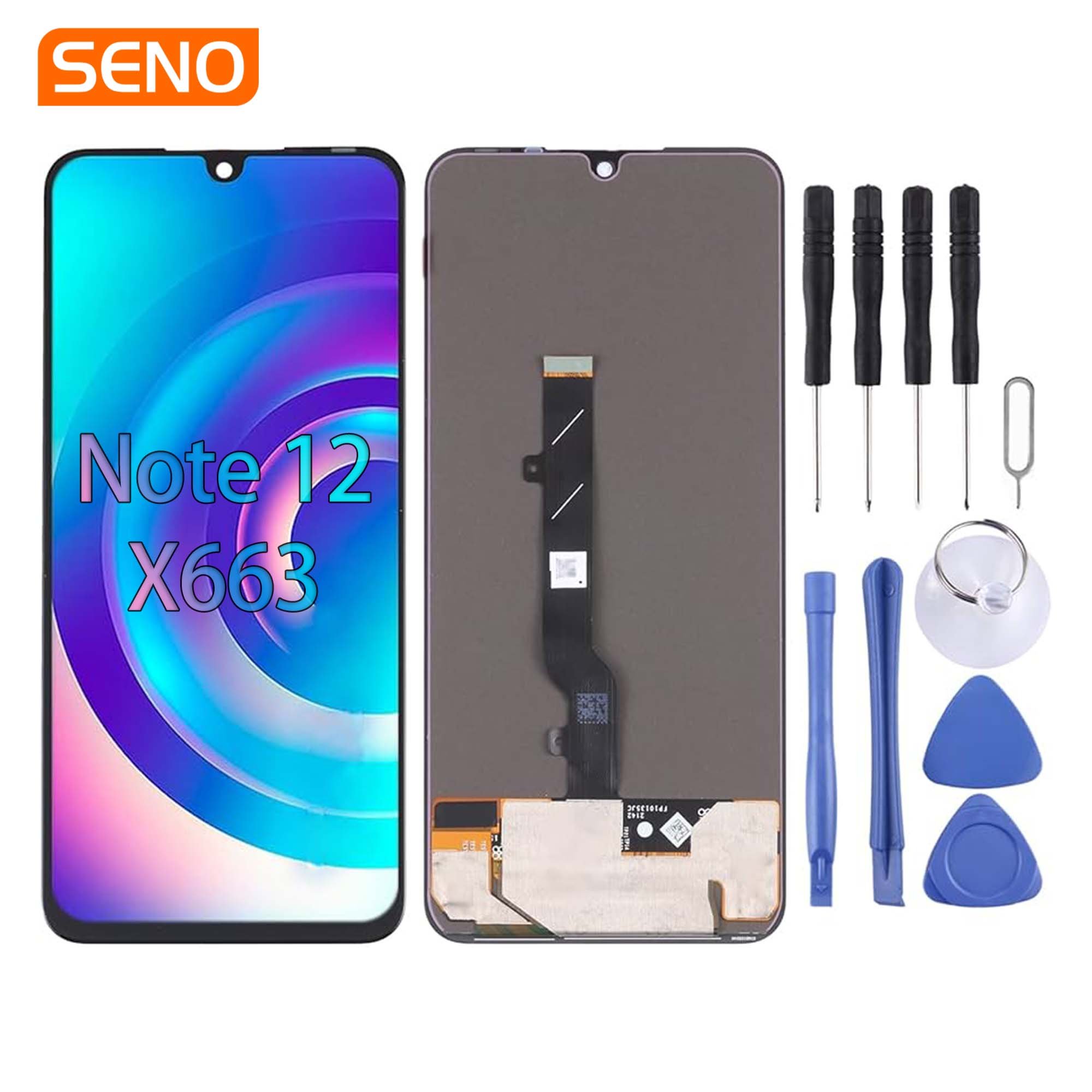 Wholesale Factory Hot Selling Mobile Phone LCD Screen For Tecno Infinix Note 12 X663 Replacement Display Touch Screen Digitizer