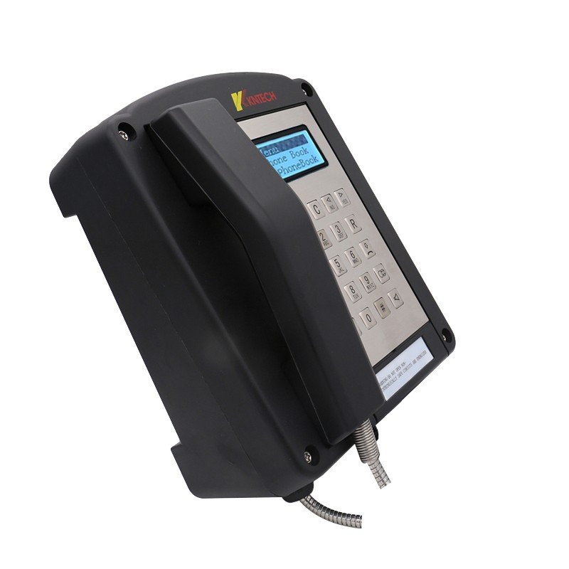 KNTECH Sale Display Phones with LCD Display IECEx Approved Corded Analog Explosion proof Telephone KNEX1