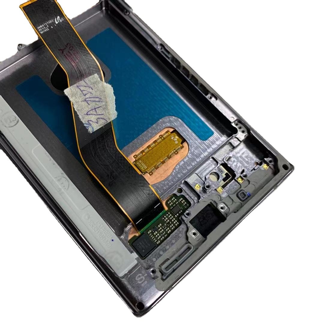 Original Touch Screen Mobile Phone Lcd Display with Frame for Samsung Galaxy Note 10 Plus Lcd Display Screen Replacement