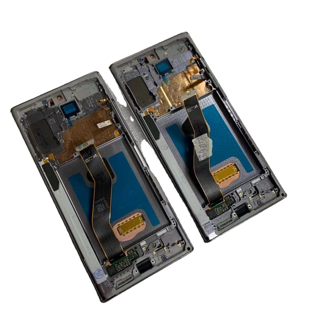 Original Touch Screen Mobile Phone Lcd Display with Frame for Samsung Galaxy Note 10 Plus Lcd Display Screen Replacement