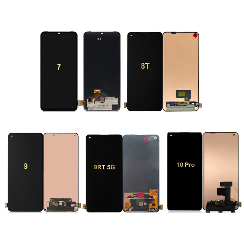 High Quality Original Mobile Phone Lcd Replacement Display Touch Screen Panel For Oneplus 7 8T 9 9RT 5G 10 Pro