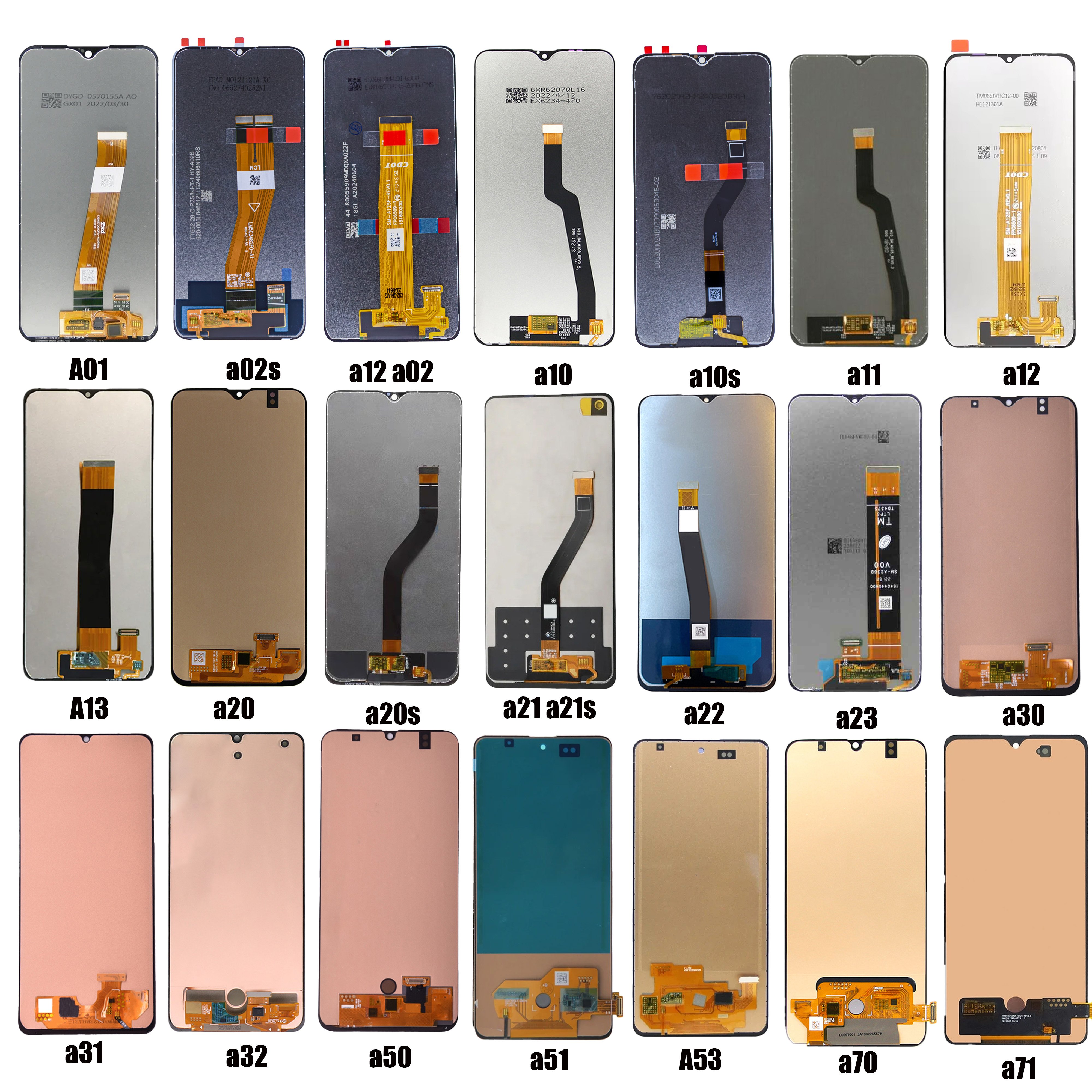 Factory Price Mobile Phone lcds For Samsung A31 A51 A71 Display Replacement For Samsung A01 A02 A10 A11 A12 A20 A50 A30 A70 Lcds