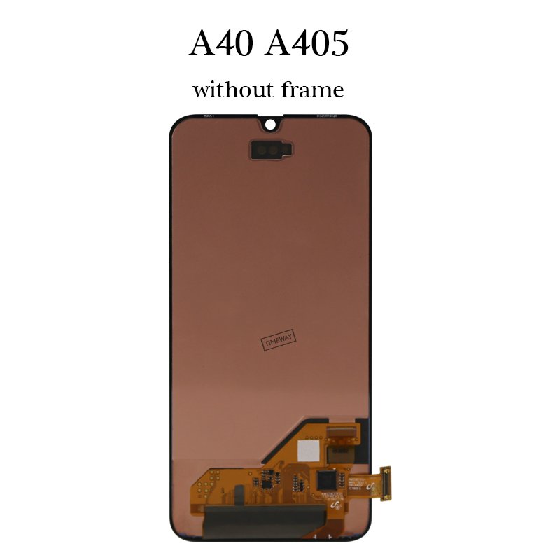wholesale screen for samsung displey customized A40 screen replacement with frame mobile phone lcd display for samsung A40